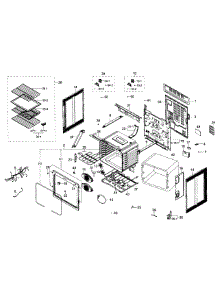 Main Section parts for Samsung Range NE59J7850WS/AA / 0001 from AppliancePartsPros.com