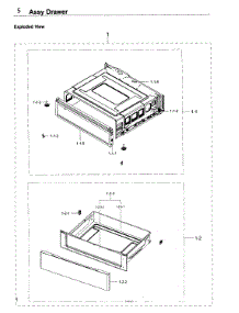 Drawer parts for Samsung Range NE59K3310SB/AA / 0000 from AppliancePartsPros.com