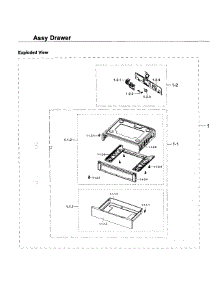 Drawer parts for Samsung Range NX58K3310SS/AA / 0000 from AppliancePartsPros.com