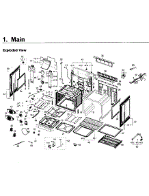 Main Asy parts for Samsung Range NX58K7850SS/AA / 0000 from AppliancePartsPros.com