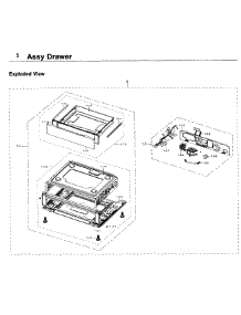 Drawer parts for Samsung Range NX58K9852SG/AA / 0000 from AppliancePartsPros.com
