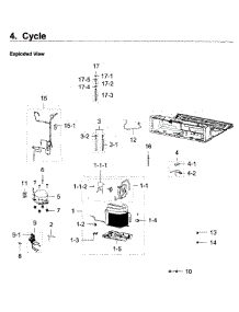 Cycle parts for Samsung Refrigerator RF22K9381SG/AA / 0001 from AppliancePartsPros.com