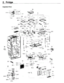 Fridge parts for Samsung Refrigerator RF22K9381SG/AA / 0002 from AppliancePartsPros.com