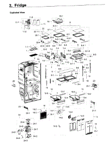 Fridge parts for Samsung Refrigerator RF22K9581SG/AA / 0002 from AppliancePartsPros.com