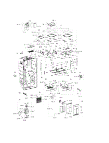 Fridge parts for Samsung Refrigerator RF22K9581SG/AA / 0000 from AppliancePartsPros.com