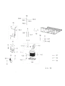 Cycle parts for Samsung Refrigerator RF22K9581SG/AA / 0000 from AppliancePartsPros.com