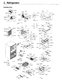 Fridge parts for Samsung Refrigerator RF22KREDBSG/AA / 0004 from AppliancePartsPros.com
