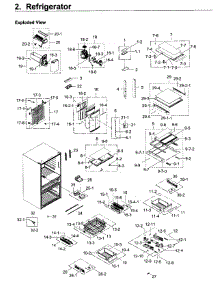 Fridge parts for Samsung Refrigerator RF22KREDBSG/AA / 0002 from AppliancePartsPros.com