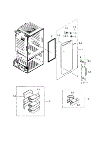 Fridge Door R parts for Samsung Refrigerator RF23HCEDTSR/AA / 0002 from AppliancePartsPros.com