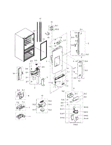 Refrigerator Door L parts for Samsung Refrigerator RF23HSESBSR/AA / 0000 from AppliancePartsPros.com