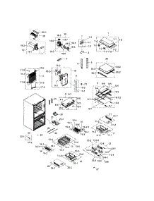 Refrigerator parts for Samsung Refrigerator RF23HSESBSR/AA / 0001 from AppliancePartsPros.com