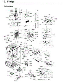 Fridge parts for Samsung Refrigerator RF23HTEDBSR/AA / 0008 from AppliancePartsPros.com