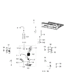Cycle parts for Samsung Refrigerator RF23J9011SR/AA / 0005 from AppliancePartsPros.com