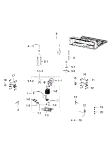 Cycle parts for Samsung Refrigerator RF23J9011SR/AA / 0004 from AppliancePartsPros.com