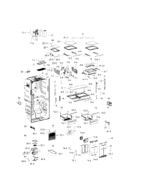 Refrigerator parts for Samsung Refrigerator RF23J9011SR/AA / 0000 from AppliancePartsPros.com