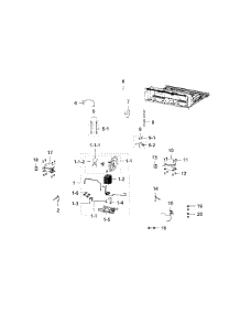 Cycle parts for Samsung Refrigerator RF23J9011SR/AA / 0001 from AppliancePartsPros.com