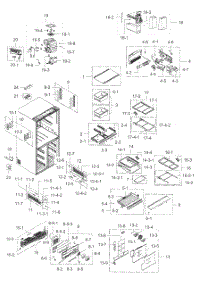 Fridge parts for Samsung Refrigerator RF24J9960S4/AA / 0003 from AppliancePartsPros.com