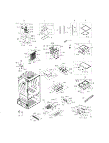 Fridge parts for Samsung Refrigerator RF263TEAEBC/AA / 0003 from AppliancePartsPros.com