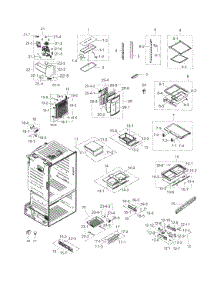 Fridge parts for Samsung Refrigerator RF263TEAESR/AA / 0004 from AppliancePartsPros.com