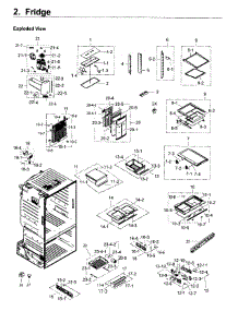 Fridge parts for Samsung Refrigerator RF263TEAEWW/AA / 0003 from AppliancePartsPros.com