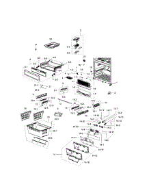 Freezer parts for Samsung Refrigerator RF267ACWP/XAA / 0000 from AppliancePartsPros.com