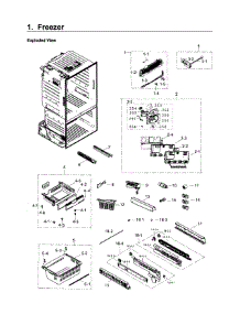 Freezer parts for Samsung Refrigerator RF26J7500BC/AA / 0002 from AppliancePartsPros.com