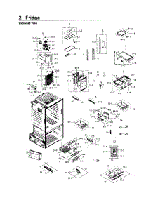 Fridge parts for Samsung Refrigerator RF26J7500BC/AA / 0000 from AppliancePartsPros.com