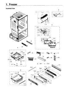 Freezer parts for Samsung Refrigerator RF26J7500SR/AA / 0003 from AppliancePartsPros.com