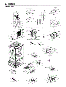 Fridge parts for Samsung Refrigerator RF26J7500SR/AA / 0003 from AppliancePartsPros.com