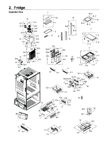Fridge parts for Samsung Refrigerator RF26J7500SR/AA / 0002 from AppliancePartsPros.com