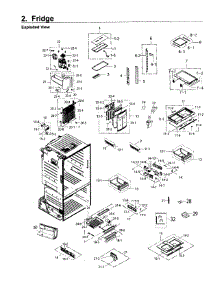 Fridge parts for Samsung Refrigerator RF26J7500SR/AA / 0000 from AppliancePartsPros.com