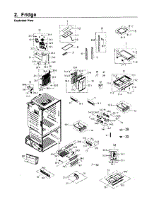 Fridge parts for Samsung Refrigerator RF26J7500WW/AA / 0000 from AppliancePartsPros.com