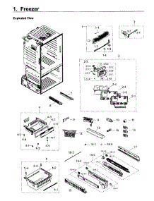 Freezer parts for Samsung Refrigerator RF26J7500WW/AA / 0002 from AppliancePartsPros.com