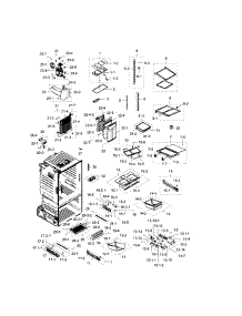 Frdige parts for Samsung Refrigerator RF28HDEDBSR/AA / 0008 from AppliancePartsPros.com