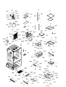 Fridge parts for Samsung Refrigerator RF28HDEDPBC/AA / 0002 from AppliancePartsPros.com