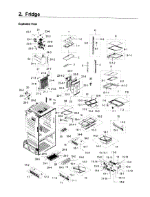Fridge parts for Samsung Refrigerator RF28HDEDPWW/AA / 0006 from AppliancePartsPros.com
