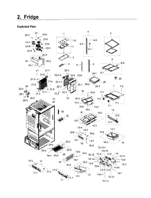 Fridge parts for Samsung Refrigerator RF28HDEDPWW/AA / 0003 from AppliancePartsPros.com