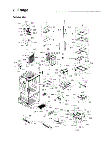 Fridge parts for Samsung Refrigerator RF28HDEDPWW/AA / 0005 from AppliancePartsPros.com
