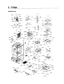 Fridge parts for Samsung Refrigerator RF28HDEDPWW/AA / 0004 from AppliancePartsPros.com