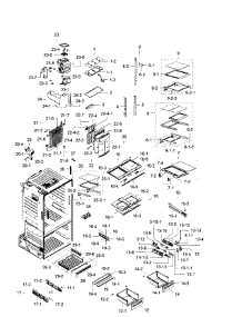 Fridge parts for Samsung Refrigerator RF28HFEDBBC/AA / 0007 from AppliancePartsPros.com