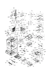 Fridge parts for Samsung Refrigerator RF28HFEDBBC/AA / 0009 from AppliancePartsPros.com