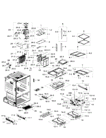 Fridge parts for Samsung Refrigerator RF28HFEDTBC/AA / 0008 from AppliancePartsPros.com