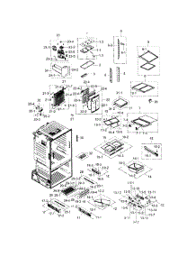 Frdige parts for Samsung Refrigerator RF28HFEDTSR/AA / 0001 from AppliancePartsPros.com