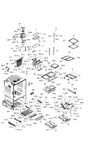 Fridge parts for Samsung Refrigerator RF28HFEDTWW/AA / 0005 from AppliancePartsPros.com