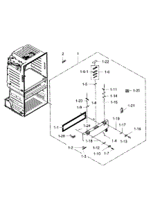 Flexzone Door parts for Samsung Refrigerator RF28JBEDBSG/AA / 0000 from AppliancePartsPros.com