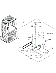 Flexzone Door parts for Samsung Refrigerator RF28JBEDBSG/AA / 0002 from AppliancePartsPros.com