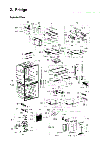 Fridge parts for Samsung Refrigerator RF28K9580SG/AA / 0000 from AppliancePartsPros.com