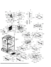 Fridge parts for Samsung Refrigerator RF30HDEDTSR/AA / 0008 from AppliancePartsPros.com
