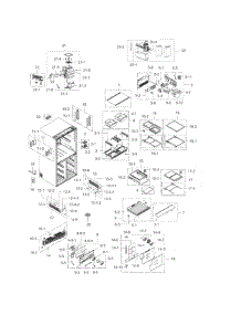 Fridge parts for Samsung Refrigerator RF34H9950S4/AA / 0004 from AppliancePartsPros.com