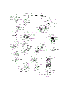Refrigerator parts for Samsung Refrigerator RFG238AARS/XAA / 0001 from AppliancePartsPros.com
